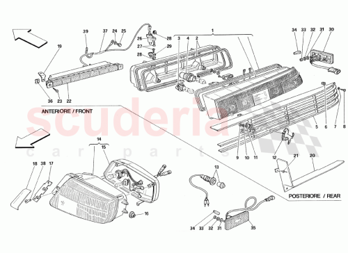 Part Diagram for Ferrari 148058