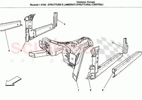 Part Diagram for Ferrari 985261503