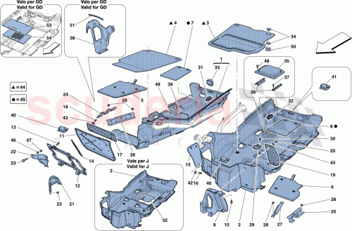 Part Diagram for Ferrari 82388200