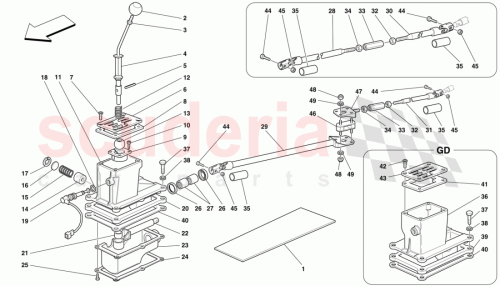 Part Diagram for Ferrari 163924