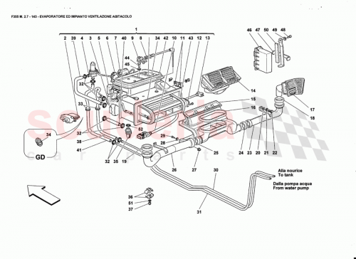 Part Diagram for Ferrari 63563000