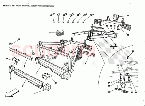 Part Diagram for Ferrari 65720600
