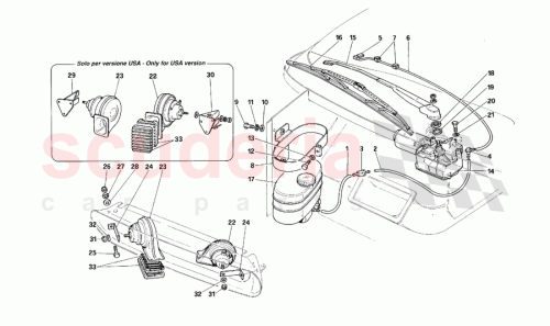 Part Diagram for Ferrari 62530800