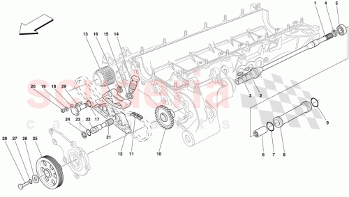 Part Diagram for Ferrari 16321021