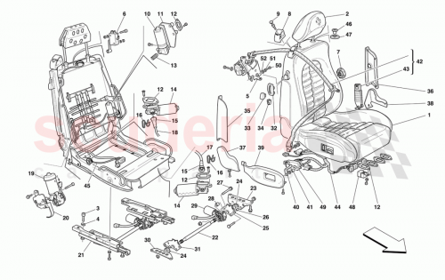 Part Diagram for Ferrari 64021400
