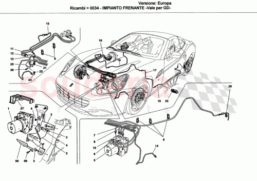 Part Diagram for Ferrari 241136