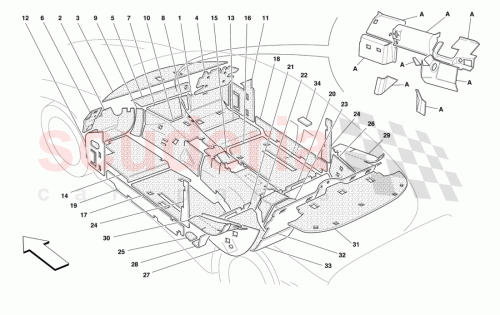 Part Diagram for Ferrari 66485900