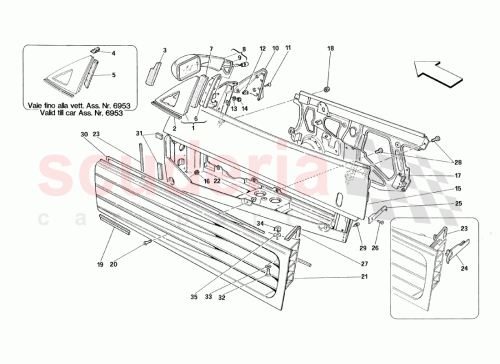 Part Diagram for Ferrari 63639100