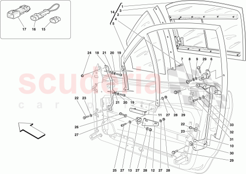 Part Diagram for Ferrari 67540300