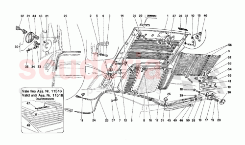 Part Diagram for Ferrari 63080100