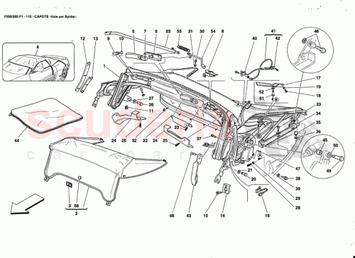 Part Diagram for Ferrari 654866