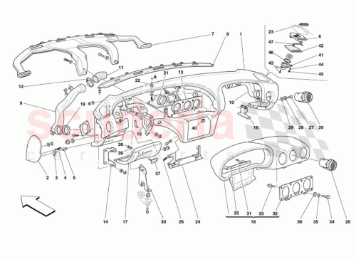 Part Diagram for Ferrari 64701500