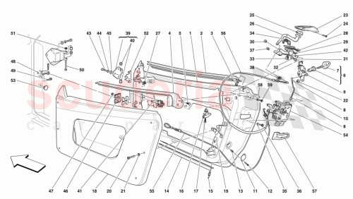 Part Diagram for Ferrari 66144111