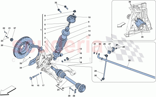 Part Diagram for Ferrari 255864