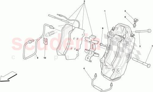 Part Diagram for Ferrari 206202
