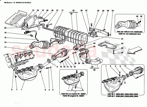 Part Diagram for Ferrari 174210