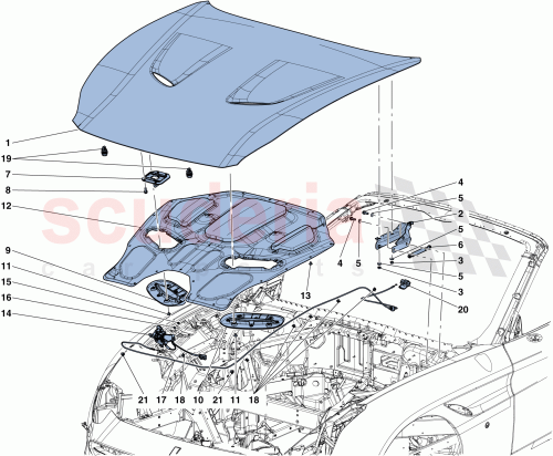 Part Diagram for Ferrari 308874