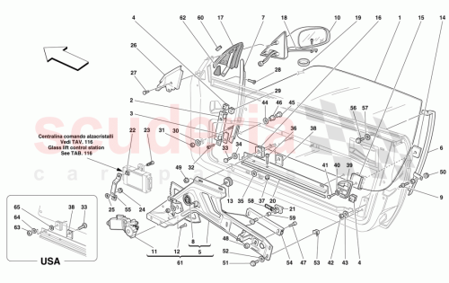 Part Diagram for Ferrari 64078400