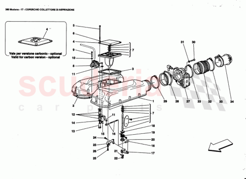 Part Diagram for Ferrari 168145