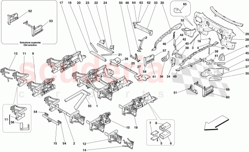 Part Diagram for Ferrari 68551211