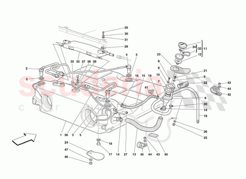 Part Diagram for Ferrari 897555
