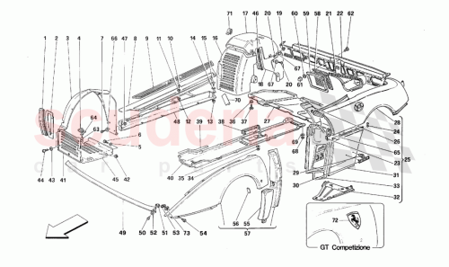 Part Diagram for Ferrari 63616900