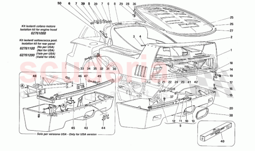 Part Diagram for Ferrari 62638300