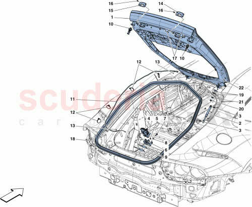 Part Diagram for Ferrari 88686900