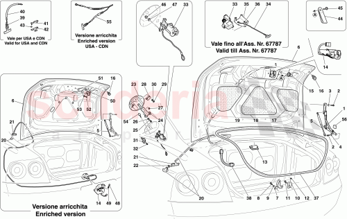 Part Diagram for Ferrari 66966800