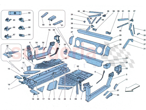 Part Diagram for Ferrari 83816100