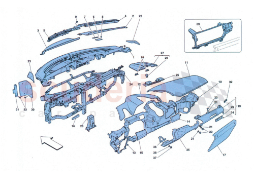 Part Diagram for Ferrari 83520600