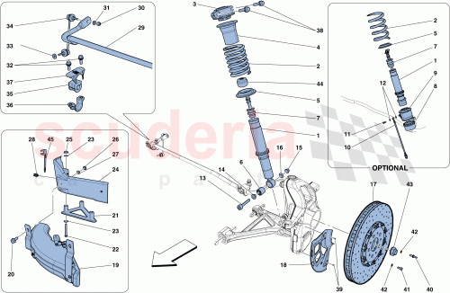 Part Diagram for Ferrari 260258