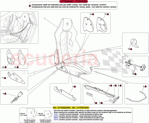 Part Diagram for Ferrari 83859000