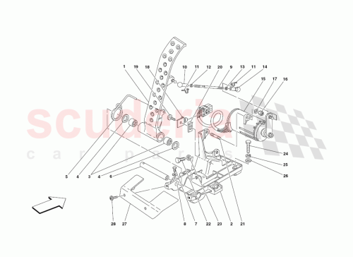 Part Diagram for Ferrari 65709100