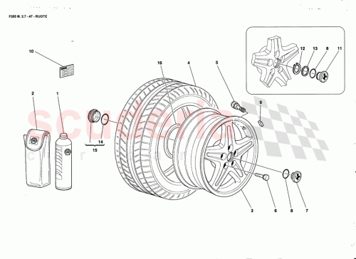 Part Diagram for Ferrari 166476