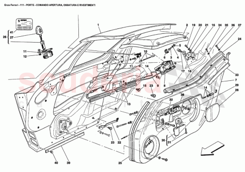 Part Diagram for Ferrari 65305800