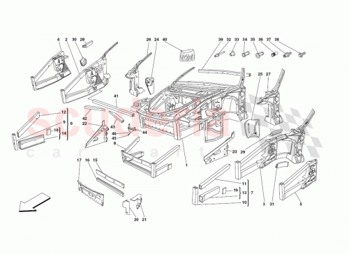 Part Diagram for Ferrari 68885211