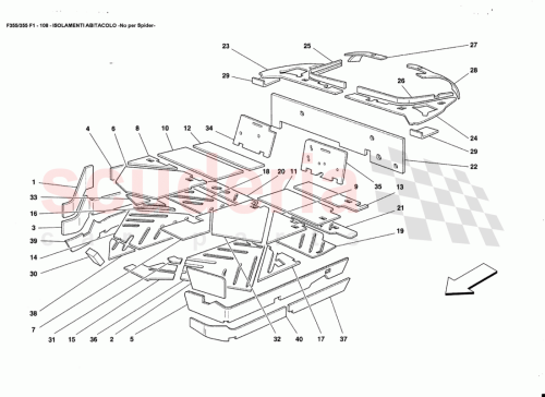 Part Diagram for Ferrari 65482100