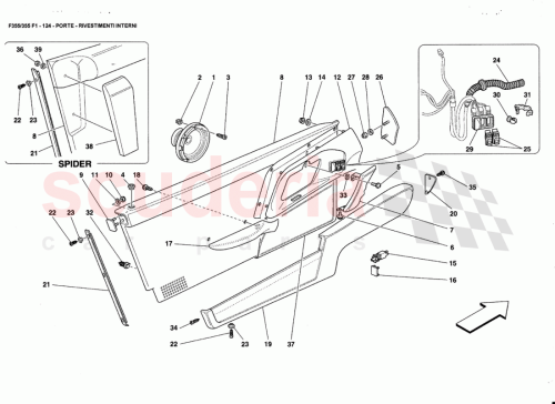 Part Diagram for Ferrari 171073