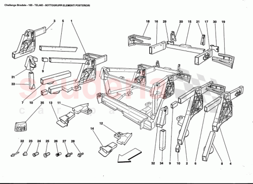 Part Diagram for Ferrari 67977700