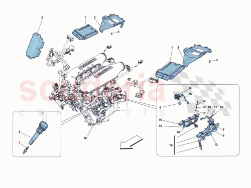 Part Diagram for Ferrari 250777
