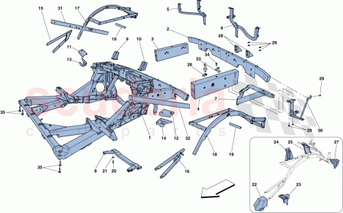 Part Diagram for Ferrari 985292226