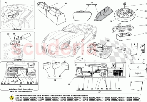 Part Diagram for Ferrari 285741