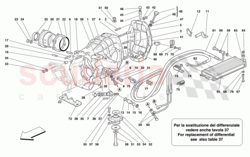Part Diagram for Ferrari 175378