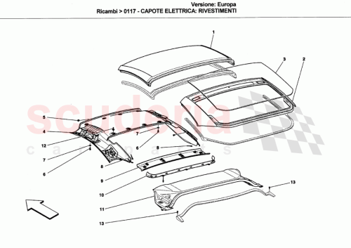 Part Diagram for Ferrari 81975500
