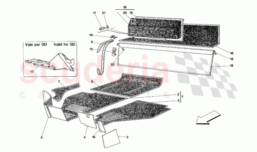 Part Diagram for Ferrari 615345
