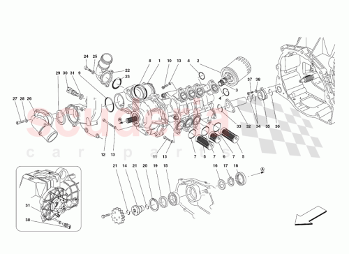 Part Diagram for Ferrari 915754