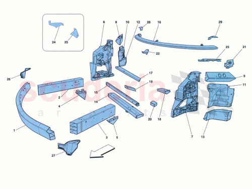 Part Diagram for Ferrari 272006