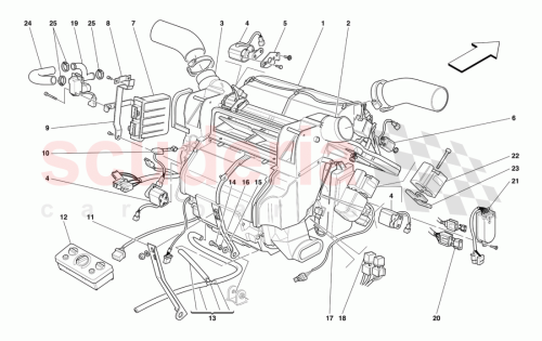 Part Diagram for Ferrari 65433300