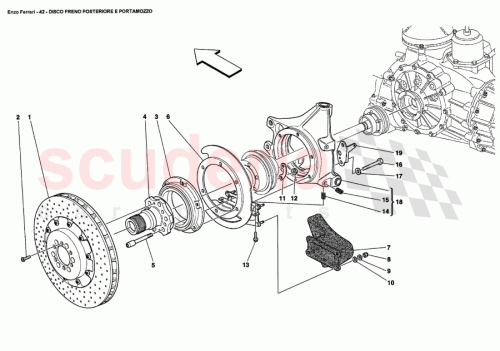 Part Diagram for Ferrari 166448